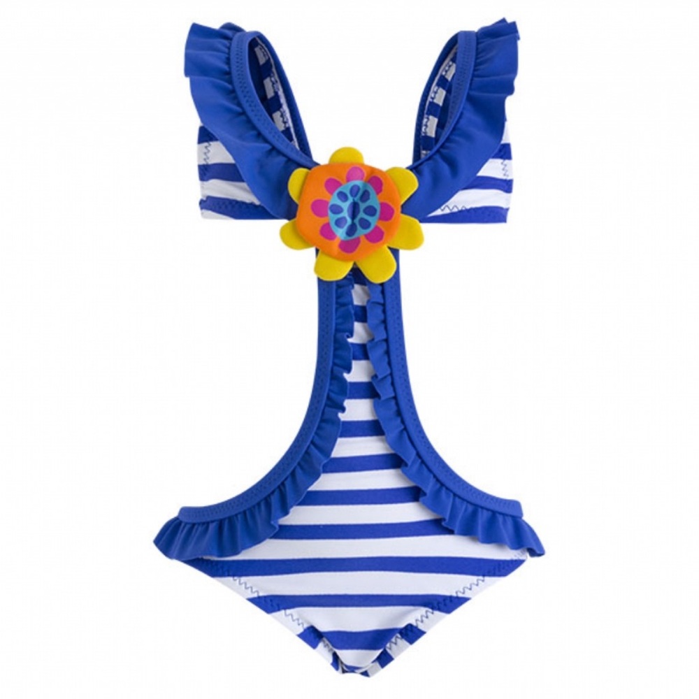 TUC-TUC Girls size 5-6 one-piece swimsuit tricini animal grew